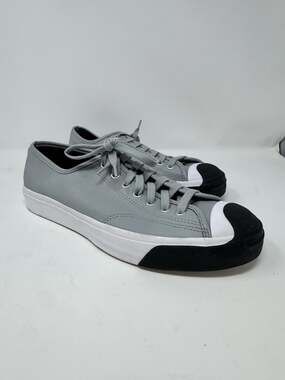 Converse Jack Purcell Low Gray And Black Men's Shoes Size 10